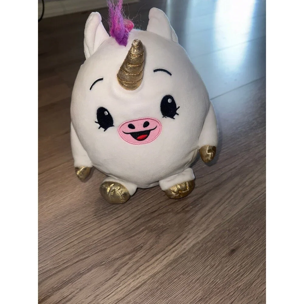 Cute White Unicorn Plush – Super Soft Stuffed Animal